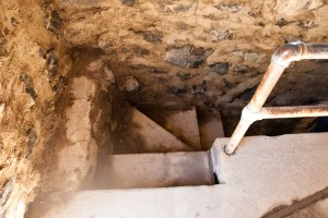 Inside Davidson Arch Tower Stairwell